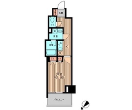 日本橋ファーストレジデンス 411 間取り図