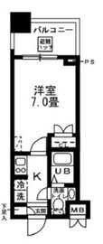 レジディア錦糸町 905 間取り図