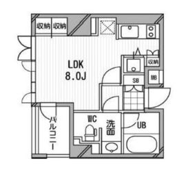 アーデン木場 602 間取り図