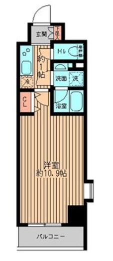 レガーロ御茶ノ水2 307 間取り図