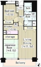 クリケットヒル富ヶ谷 601 間取り図