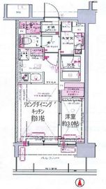 ザ・レジデンス蒲田アイリスコート 3階 間取り図