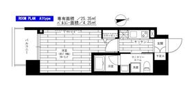 グランドコンシェルジュ新御徒町駅前 6階 間取り図
