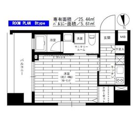 グランドコンシェルジュ新御徒町駅前 2階 間取り図