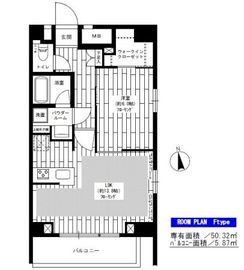 グランドコンシェルジュ新御徒町駅前 13階 間取り図