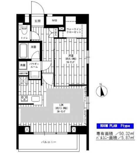 グランドコンシェルジュ新御徒町駅前 14階 間取り図