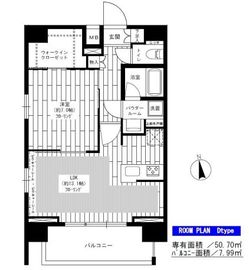 グランドコンシェルジュ新御徒町駅前 12階 間取り図