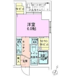 門前仲町レジデンス弐番館 805 間取り図