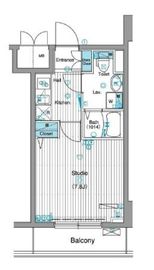 グランド・ガーラ銀座 8階 間取り図