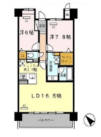 ロイヤルパークス豊洲 602 間取り図