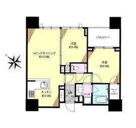 グランドミレーニア タワー＆スイート 6階 間取り図