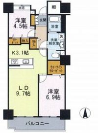 品川シーサイドビュータワー1 1609 間取り図