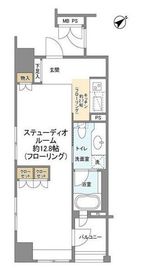 クオス銀座エスト・プルミエ 10階 間取り図