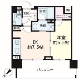 アデニウム東神田 14階 間取り図