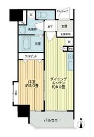 グローベル新大久保マスターズゲート 6階 間取り図