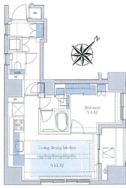 パークリュクス銀座mono 7階 間取り図