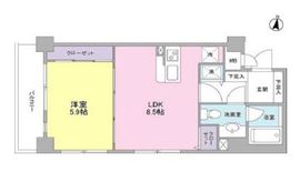 ボヌール都立大学壱番館 304 間取り図