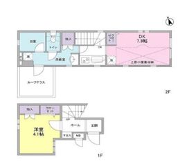 ストーリア等々力 128 間取り図