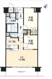 藤和シティホームズ高輪台 9階 間取り図