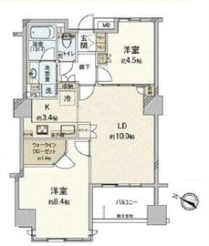 アトラス雑司が谷 5階 間取り図