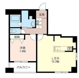 マストライフ目黒南 1301 間取り図