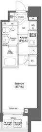 コンフォリア三田EAST 701 間取り図