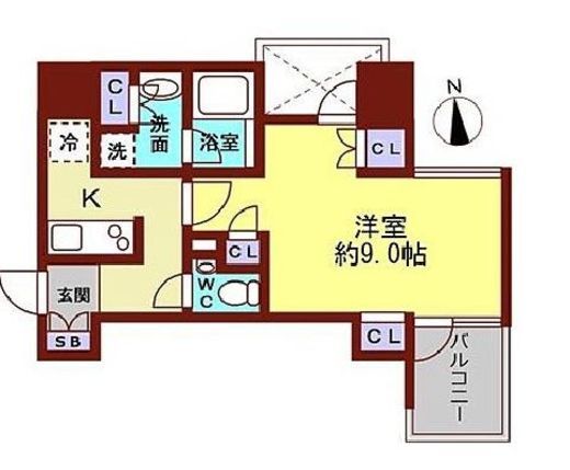 ba apartment 406 間取り図