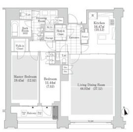 ラ・トゥール南麻布 C203 間取り図