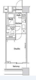 ファーストリアルタワー新宿 604 間取り図