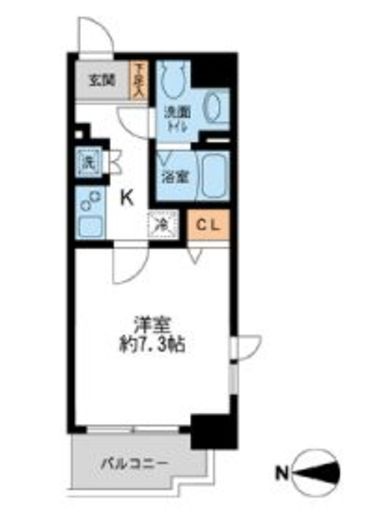 HF錦糸町レジデンス 901 間取り図
