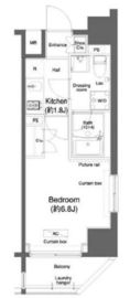 プラウドフラット門前仲町1 303 間取り図