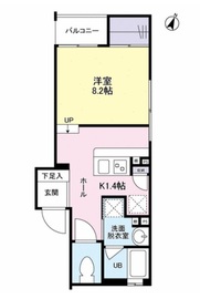 ソレーユ四谷三丁目 201 間取り図