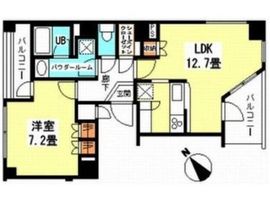 パークレーン渋谷本町 9階 間取り図