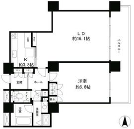 リバーポイントタワー 2002 間取り図