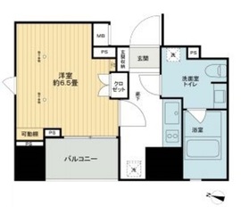 ライオンズ千代田岩本町ミレス 901 間取り図