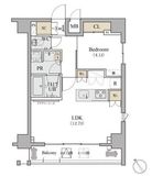 ディームス品川南 1203 間取り図