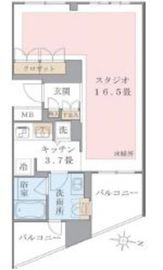 ブリリアイスト東雲キャナルコート 232 間取り図