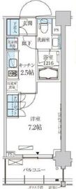 パークアクシス菊川ステーションゲート 202 間取り図