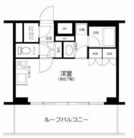 クオリア新宿余丁町 4階 間取り図