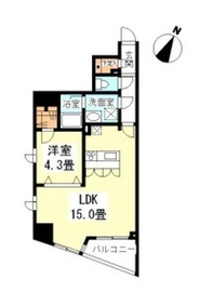 プロスペクト渋谷道玄坂 702 間取り図