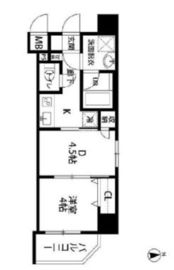 ルクレ東上野レジデンス 305 間取り図