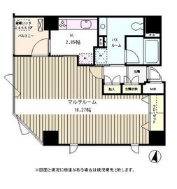 クレイドル日本橋 701 間取り図