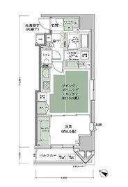 シティハウス目黒ザ・ツイン 6階 間取り図