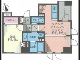 コンフォリア三田ノース 1002 間取り図