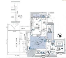 インプレストコア武蔵小山 2階 間取り図