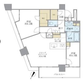 ブリリアザ・タワー東京八重洲アベニュー 24階 間取り図