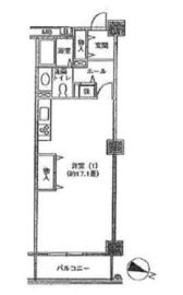 アクティ目黒駅前 1号棟 610 間取り図