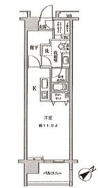 クリオ五反田 202 間取り図