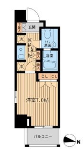 エコロジー東陽町 901 間取り図