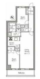 プライマル小石川 202 間取り図